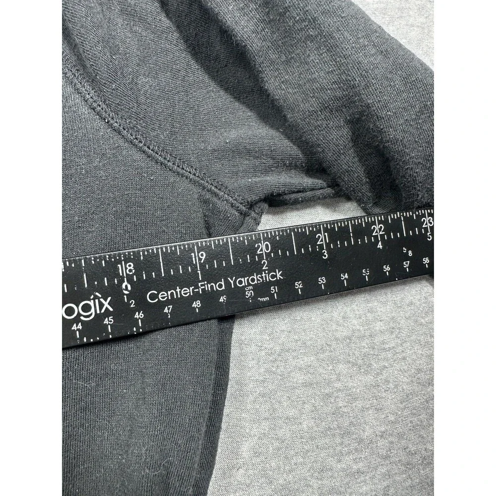 Victoria’s‎ Secret Pink Black Sequin Bling P Logo Full Zip Hoodie L